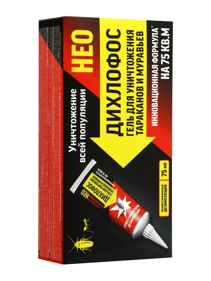 Гель от тараканов и муравьев «Дихлофос НЕО», 75 мл