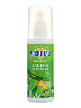 Спрей репеллентный MOSQUITALL, нежная защита для детей, 100 мл