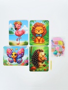 Аппликация тканью «Животные», набор для творчества - фото 809626661