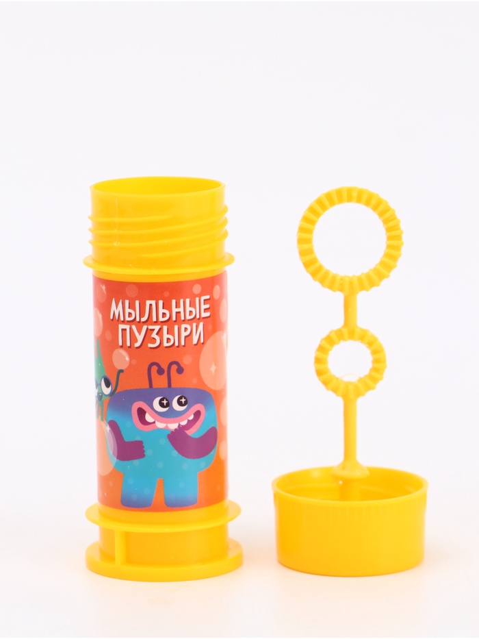 Мыльные пузыри желтые, Ум и Хрум, 35 мл