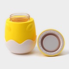 УЦЕНКА Бутылка для воды в силиконовом чехле "Цыпленок" 290 мл, цвет желтый - Фото 3