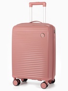 Чемодан 20", PP, 36*20*54, отд на молнии, код замок, 4 колеса, красный - фото 809626687