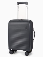 Чемодан на съёмных колесах, 18", кодовый замок, 33×16×49 см, серый - Фото 1