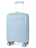 Чемодан на колёсах, 24", кодовый замок, 40×24×65 см, голубой - Фото 1