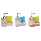 Дозатор 250 мл "Рукоделие" для моющего средства, с подставкой для губки, цвет МИКС - Фото 2