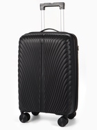 Чемодан на колёсах, 20", кодовый замок, 36×20×54 см, чёрный - Фото 1