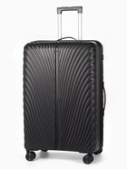 Чемодан на колёсах, 28", кодовый замок, 47×28×75 см, чёрный - Фото 1