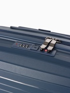 Чемодан на съёмных колёсах, 18", кодовый замок, 33×16×49 см, синий - Фото 2