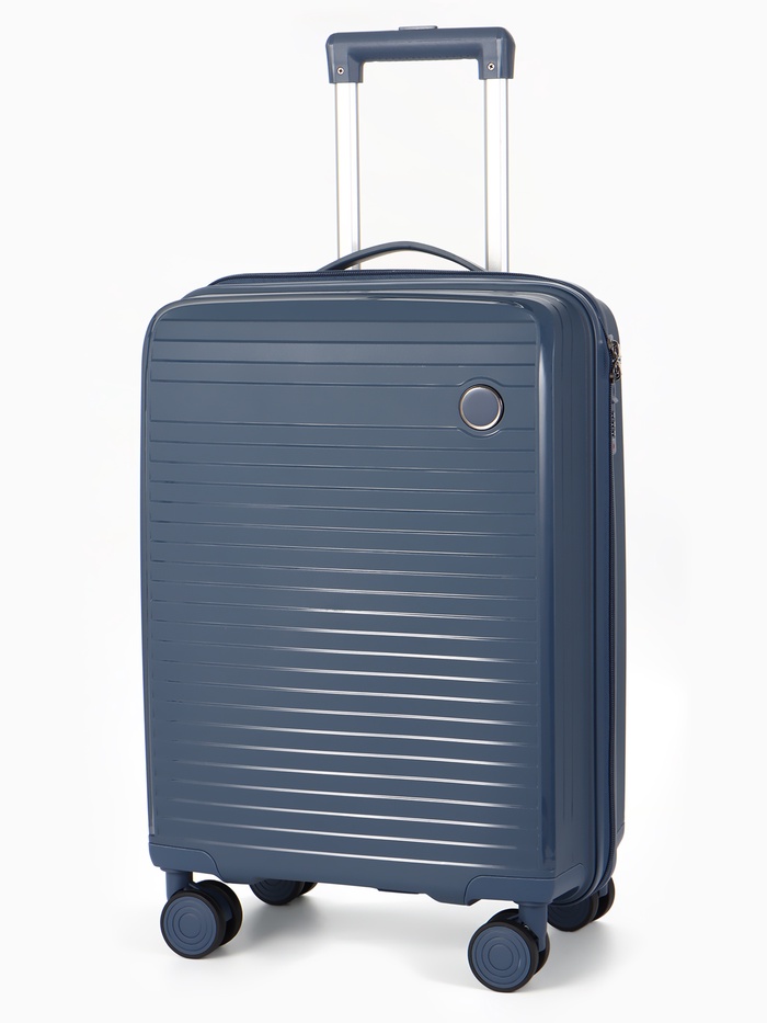 Чемодан на колёсах, 20", кодовый замок, 36×20×54 см, синий