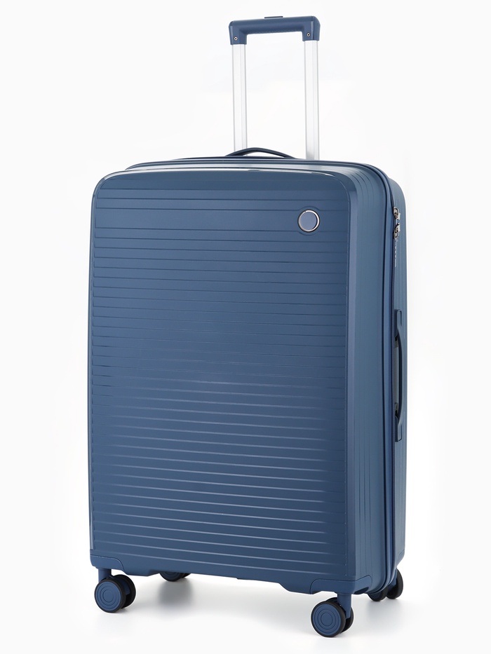 Чемодан на колёсах, 28", кодовый замок, 47×28×75 см, синий