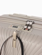 Чемодан на съёмных колёсах, 18", кодовый замок, 33×16×49 см, бежевый - Фото 2