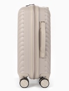 Чемодан на съёмных колёсах, 18", кодовый замок, 33×16×49 см, бежевый - Фото 4