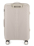 Чемодан на колёсах, 24", кодовый замок, 40×24×65 см, бежевый - Фото 4