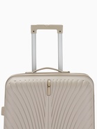 Чемодан на колёсах, 24", кодовый замок, 40×24×65 см, бежевый - Фото 6