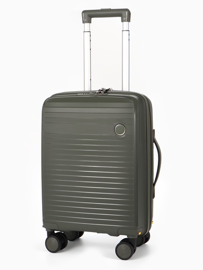 Чемодан на съёмных колёсах, 18", кодовый замок, 33×16×49 см, хаки