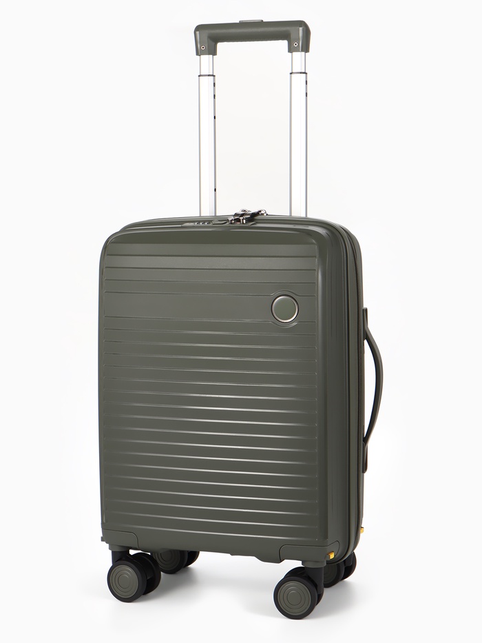 Чемодан на съёмных колёсах, 18", кодовый замок, 33×16×49 см, хаки