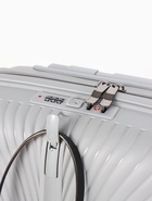 Чемодан на съёмных колёсах, 18", кодовый замок, 33×16×49 см, серый - Фото 2