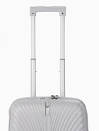 Чемодан на съёмных колёсах, 18", кодовый замок, 33×16×49 см, серый - Фото 3