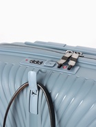 Чемодан на съёмных колёсах, 18", кодовый замок, 33×16×49 см, голубой - Фото 2