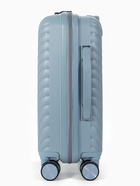 Чемодан на съёмных колёсах, 18", кодовый замок, 33×16×49 см, голубой - Фото 4