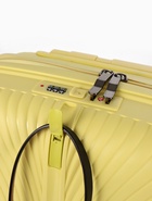 Чемодан на съёмных колёсах, 18", кодовый замок, 33×16×49 см, жёлтый - Фото 2