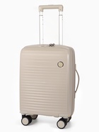 Чемодан на съёмных колёсах, 18", кодовый замок, 33×16×49 см, светло-бежевый - Фото 1