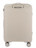 Чемодан на колёсах, 24", кодовый замок, 40×24×65 см, светло-бежевый - Фото 4