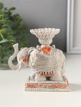 Подсвечник на 1 свечу «Слон индийский», 10×10.5×6 см