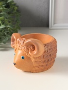 Подставка для мелочей «Баран», 10.5×9.5 см, коричневая - Фото 3