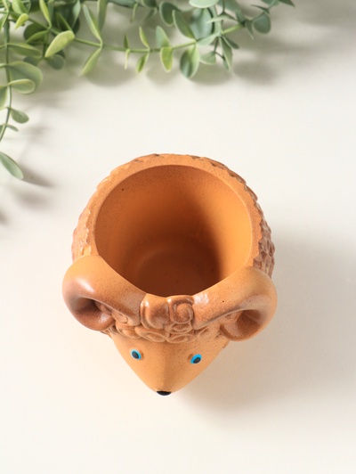 Подставка для мелочей «Баран», 10.5×9.5 см, коричневая