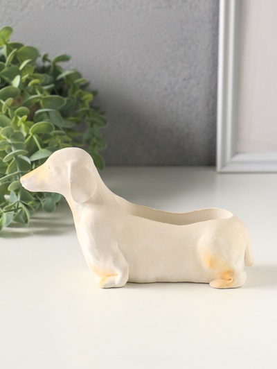 Подставка для мелочей «Такса», 10×15×5 см