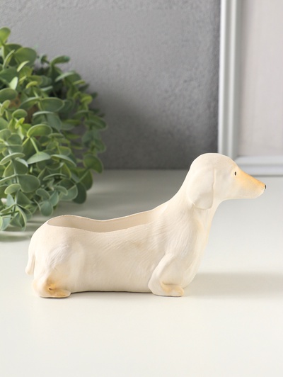 Подставка для мелочей «Такса», 10×15×5 см