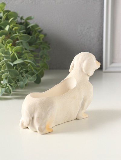 Подставка для мелочей «Такса», 10×15×5 см