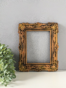 Рамка для фото 21.5×18 см, панно, картин «Батист», (внешний размер 20×18 см), под бронзу винтаж