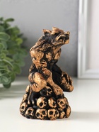 Фигурка гипс «Оборотень», 13×7 см, коричневая - фото 809651203