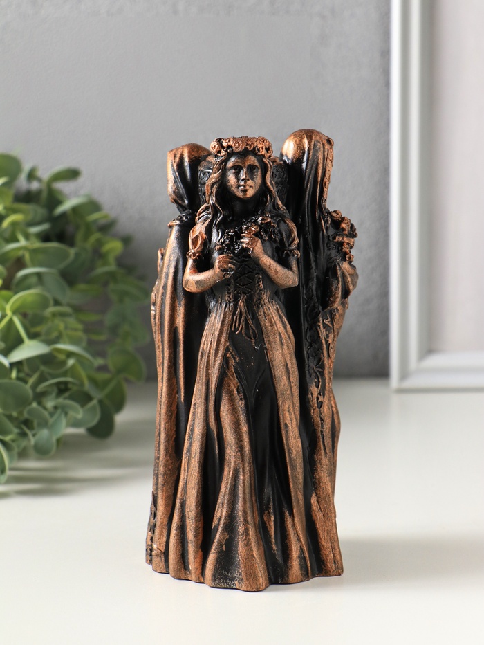 Фигурка - подсвечник на 1 свечу «Поколения», 16.5×7 см, под бронзу винтаж