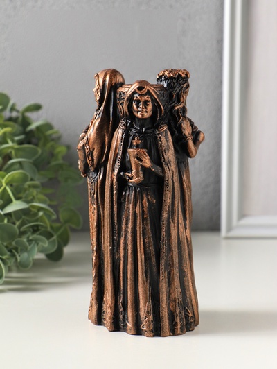 Фигурка - подсвечник на 1 свечу «Поколения», 16.5×7 см, под бронзу винтаж