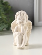 Фигурка гипс «Ангел мечтает», 10×5 см - фото 809651216