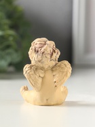 Фигурка гипс «Ангелок сидит», 6 см, слоновая кость - фото 809651238