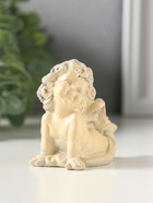 Фигурка гипс «Ангелок лежит», 6.5 см, слоновая кость - фото 809651241