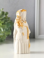 Фигурка гипс «Берегиня Леса», 13 см, белая с золотом - фото 809651273