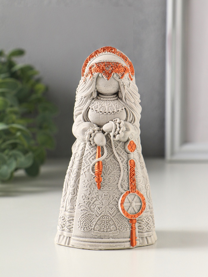 Фигурка гипс «Берегиня Макошь плетущая судьбу», 13×7 см
