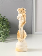 Фигурка гипс «Венера», 17×5 см, белая с позолотой - фото 809651367