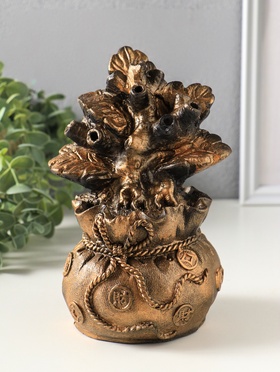 Фигурка гипс «Денежное дерево», 17.5×12 см, под бронзу винтаж