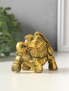 Фигурка гипс «Золотой телец», 6×9×5 см, под золото - Фото 5