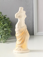 Фигурка гипс «Классика», 15×5 см, белая с позолотой - фото 809651417