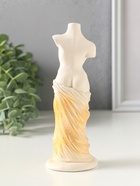 Фигурка гипс «Классика», 15×5 см, белая с позолотой - фото 809651418