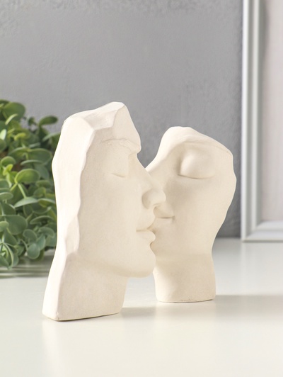 Фигурка «Ромео и Джульетта - поцелуй», 13×13×3 см, гипс