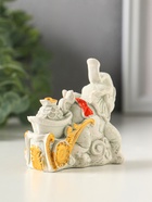 Фигурка гипс «Слон с богатством», 6×8×3 см - фото 809651459