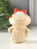 Фигурка гипс «Сова в шляпе», слоновая кость, 8×5 см - Фото 3